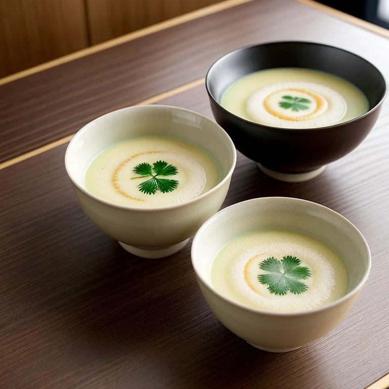 茶碗蒸し 帆立と三つ葉