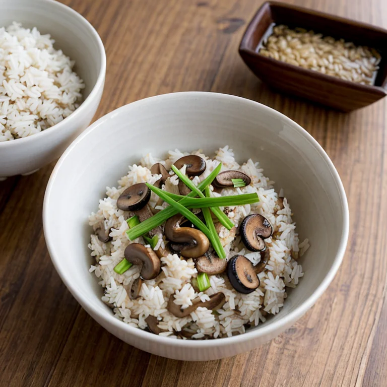 鶏肉と干し椎茸の蒸しご飯