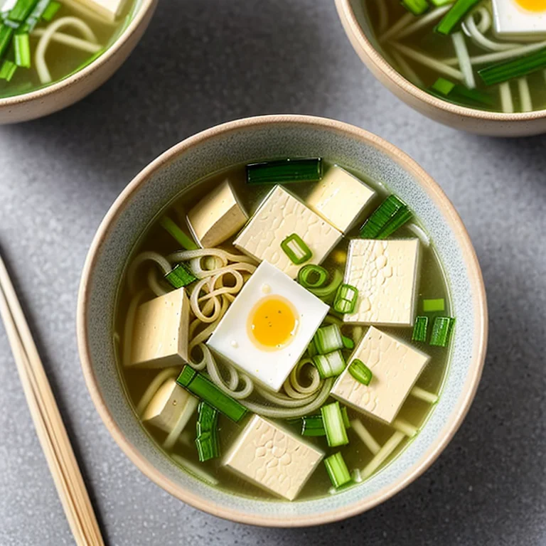 海藻と豆腐の澄まし汁