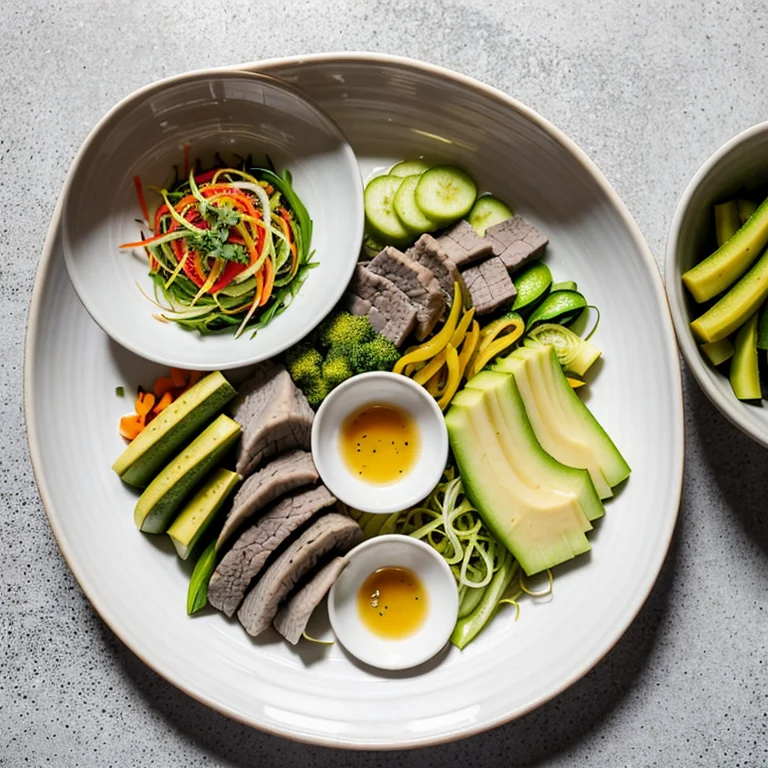 豚肉と彩り野菜の冷しゃぶ